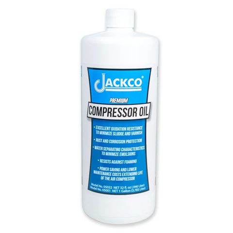COMPRESSOR OIL IN QUART JACKCO